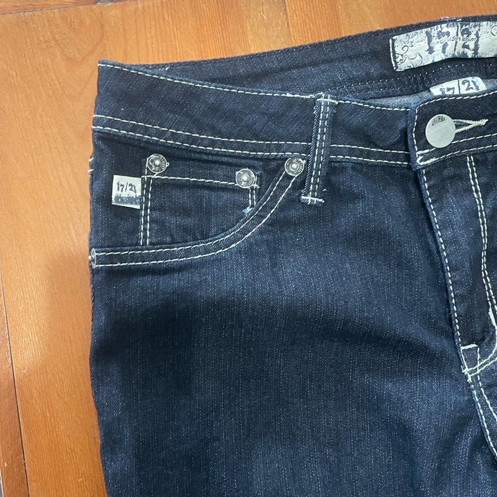 17/21 Exclusive Denim‎ Blue Straight Leg Jeans - Picture 11 of 11